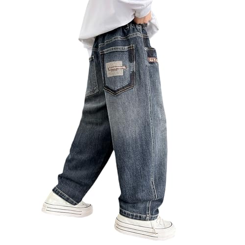 Pantalon garçon loose taper fit confortable avec sa taille élastique
