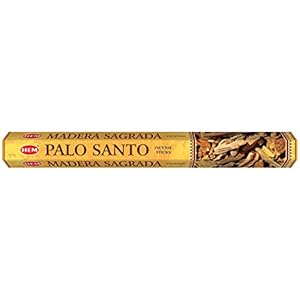 HEM Palo Santo Incense Sticks 120 Count Pack of 6 Long Lasting Natural Aromatherapy for Meditation Relaxation and Energy Purification