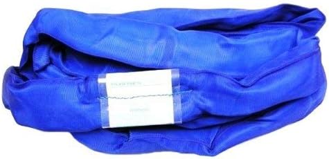 38-RSB-10 10' Blue Endless Loop Round Sling Lifting Strap for Wrecker, Crane, Tow Truck & More
