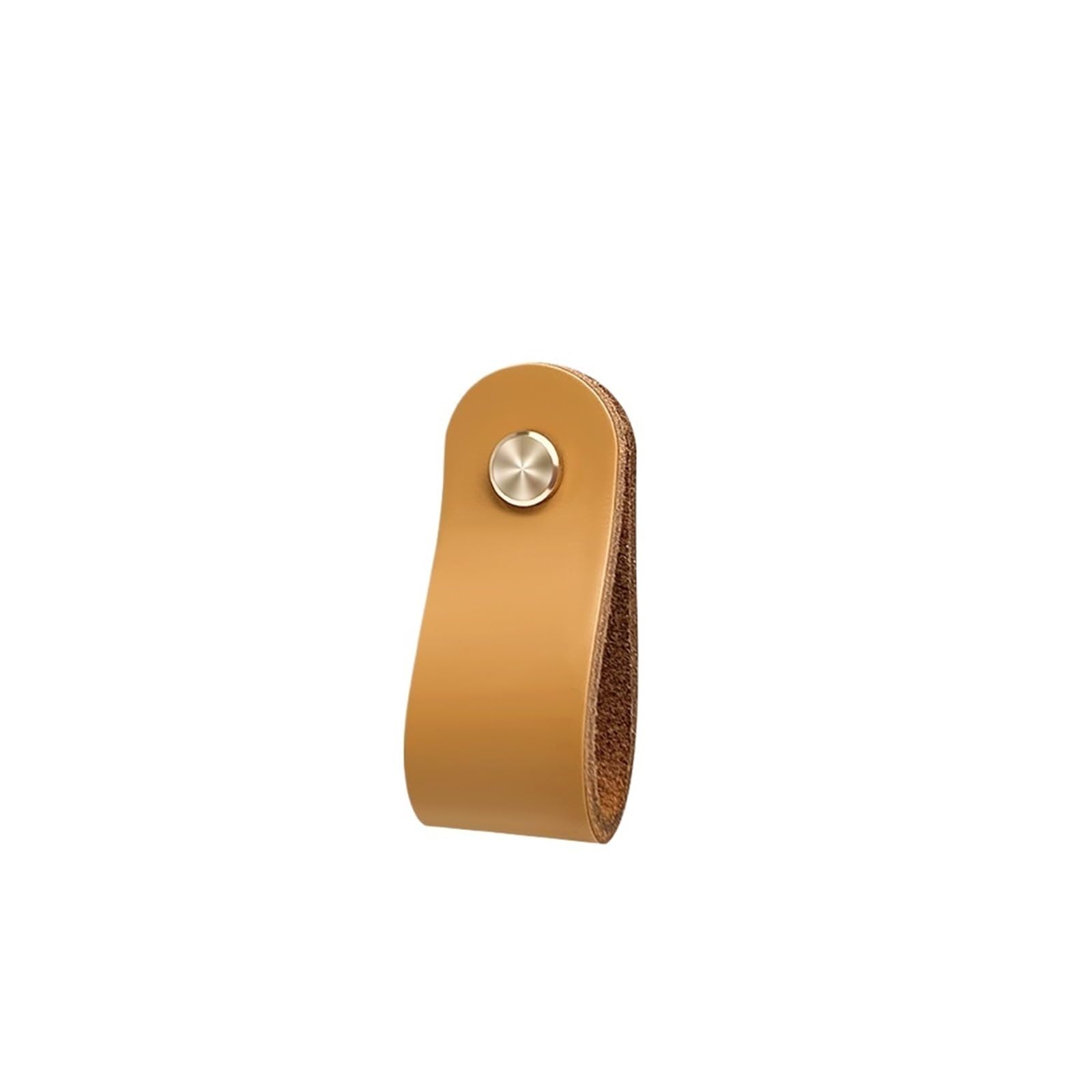 CQAHDSEVF Leather Drawer Pulls, Leather Drawer Door Handles Cabinet Hardware for Furniture Cupboards 64-160mm Single-Hole(H-Single-Hole)