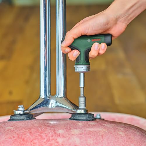 Bosch Tournevis à cliquet à embout et poignée en T 36 dents porte embout magn 14 poignée Softgrip - vue 3