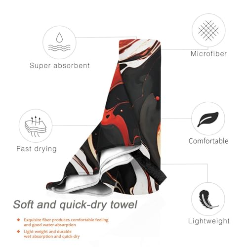 Serviette de plage microfibre séchage rapide résistante au sable serviette bain piscine - 5