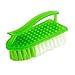 Plastic Clothes Shoes Bristle Scrub Brush Cleaning Tool White Green