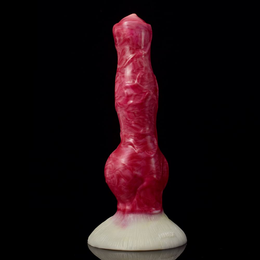 BeHorny Gode, godemichet en silicone liquide Fantaisie avec ventouse