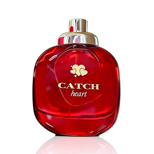 Image of AFLUXE Catch Heart Women's Perfume 3.4 Fl. Oz Eau De Parfum, Sweet Raspberry, Lychee & Pear Scents, Long Lasting Floral Fruity Fragrance