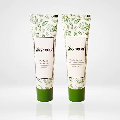 Image of Pack-50 (22ml) Bulk Hotel Amenities | Toileties For Hospitality | Travel Size Mini Shampoo and Conditioner | Hotel Shampoo | Nourishing | Biodegradable Shampoo | Supplies for Guests | 22ml Tubes | 25pc Shampoo / 25pc Conditioner