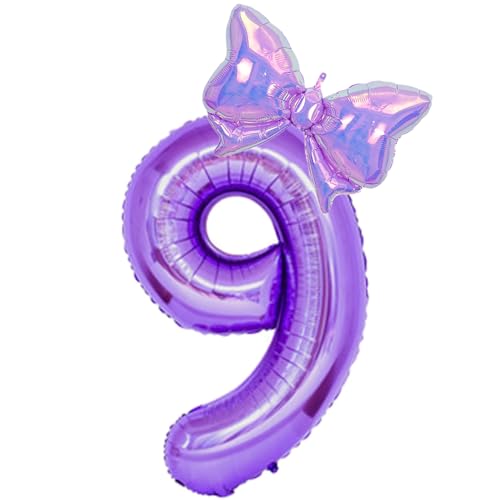 Image of Happy birthday Big Number Balloons Foil Birthday Balloon Number Balloons Happy Birthday Party Decorations Kids and Wedding Party Supplies (9)