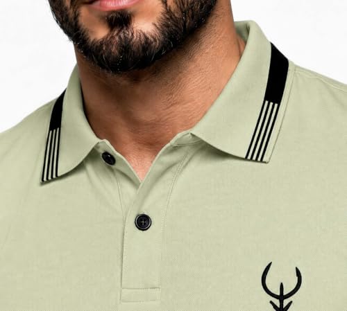 Image of Lymio Polo T Shirt for Men | Men Casual T-Shirt | Polo Available in Combo Pack of 2 (Polo-40-43)