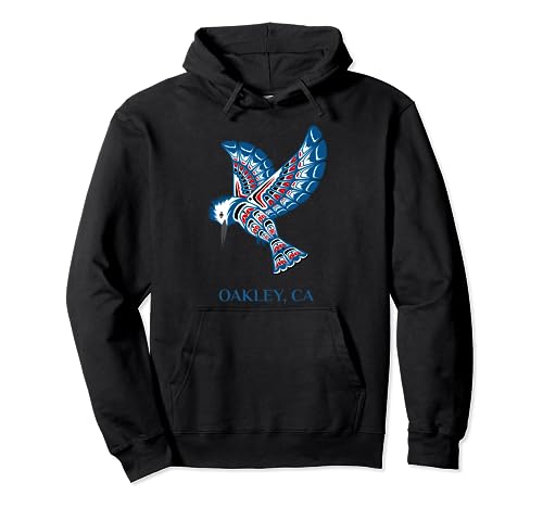 Nativo Americano Oakley Kingfisher Bird California Sudadera con Capucha