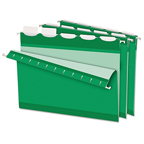 Dossiers suspendus renforcés Ready-Tab format lettre de couleur vert vif