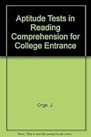 Aptitude Tests in Reading Comprehension for College Entrance (66) 0838800661 Book Cover