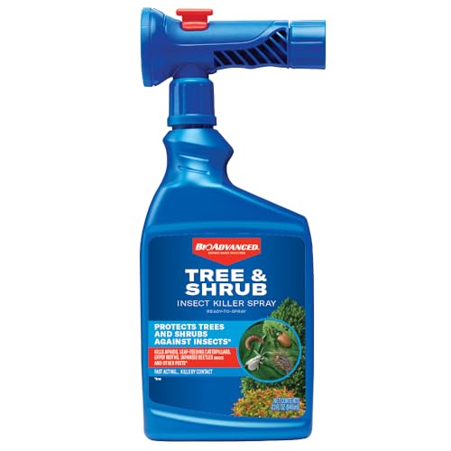 BioAdvanced Tree & Shrub Insect Killer, Outdoor Pest Control, Ready-to-Spray, 32 oz