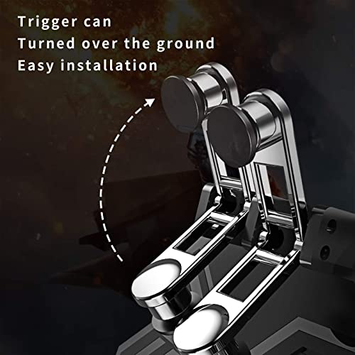 Newseego Mobile Game Controller, [Upgrade] Phone Controller Gamepad with L1R1 6 Fingers Trigger for Shooter Sensitive and Aim Trigger Controller for Android & iOS for Knives Out - Thumbnail 5