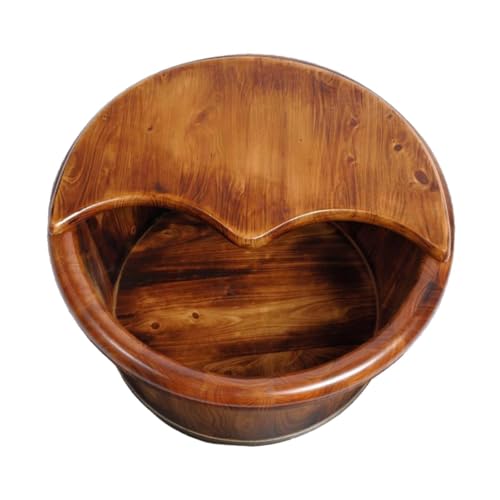 Tina de madera para spa de pies 40 cm de altura miniatura 7
