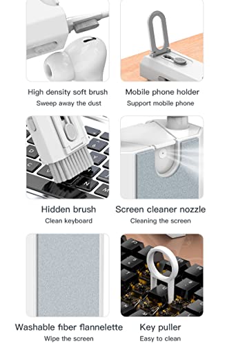 Cleaner Kit Earbuds Cleaning Pen Brush Laptop Screen Keyboard Case For Airpods Pro 1 2 Headphone (Without Detergent 2) #TOP4