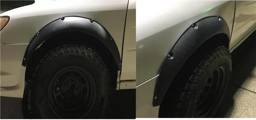 Guardabarros universales para coche con diseño flexible de 90 cm en kit de 4 unidades 3
