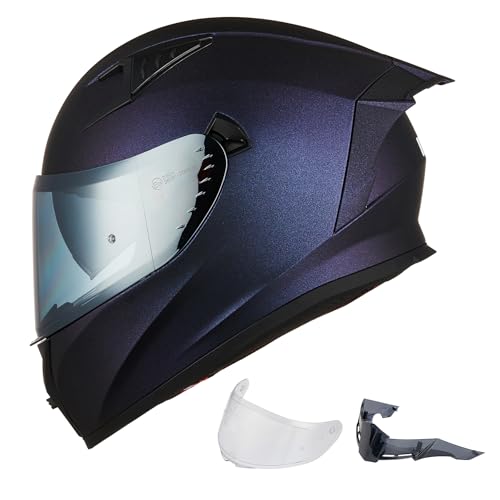 ILM Motorcycle Helmet Full Face with Pinlock Compatible Motocross DOT Z501