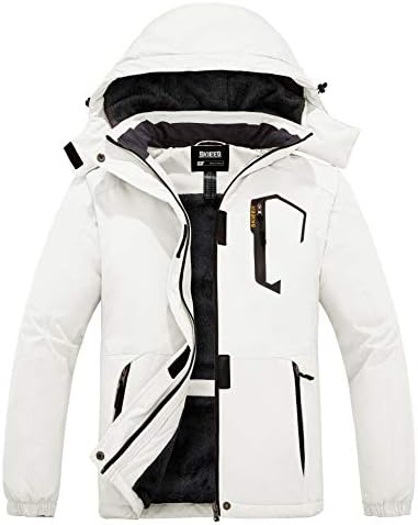 Skieer Women's Waterproof Ski Jacket Warm Winter Coat Fleece Snowboarding