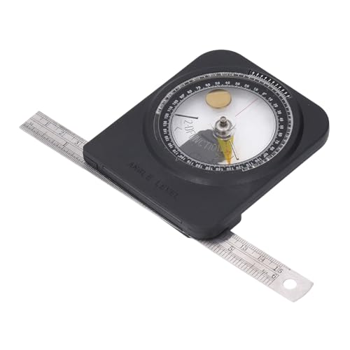 Buscador de ángulos magnético con regla de acero inoxidable miniatura 4