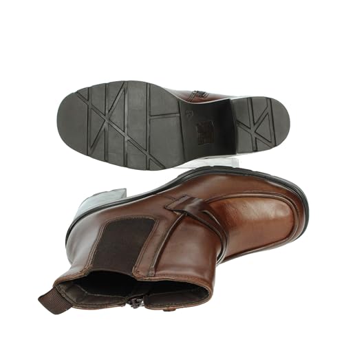 Bottines à talons marron art.BL209 aux finitions soignées de haute qualité - 7