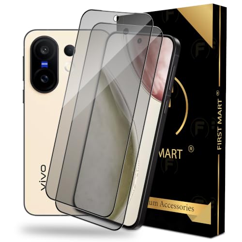 Image of FIRST MART Military-Grade Matte Anti-Glare Tempered Glass for Vivo X200 FE and X300 (6.59 Inch) With Installation Kit | Edge to Edge Coverage |Anti Glare, Bubble-Free [2 Pack]