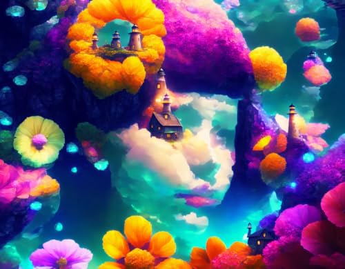 Poster sur toile sans cadre SERENDIPITP 58x90 cm pour déco de maison