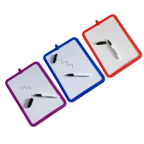 CARESTARZ 1 lavagna magnetica A4 e 1 penna, piccola lavagna bianca, mini lavagna bianca per ufficio, lavagna magnetica, lavagna cancellabile a secco, mini lavagna bianca