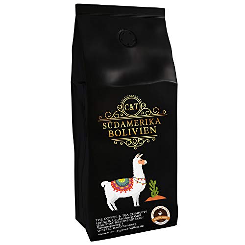 Especialidad de café de América del Sur - Bolivia, café del altiplano de cerca de los Andes (molido, 1000 gramos)