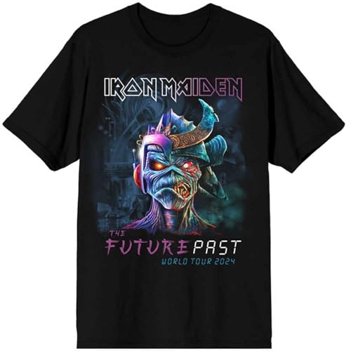 T-shirt Iron Maiden The Future Past Tour 24 en coton premium