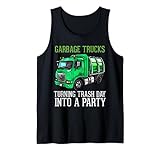 Design parfait pour les garçons et les enfants, les amateurs de camions à ordures, les anniversaires de camions à ordures, les anniversaires des camions poubelles.