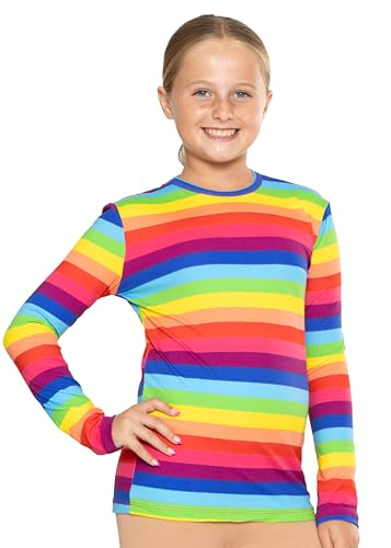 Image of Girls Long Sleeve Shirts | Soft Crew Neck Top | Short Sleeve | Long Sleeve Shirt Girls Size 2T - 16