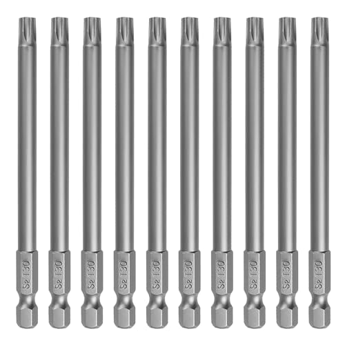 VESTTIO T30 Torx Security Bit Set, 10-Piece, 4-Inch, Magnetic S2