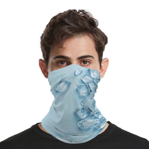 Neck Gaiter Cubes Balaclava para Hombres y Mujeres, Protección Solar, Mascarilla para el Rostro, Cubierta de Cara Transpirable, Bufanda, Cubierta para Cabeza y Cuello para Esquí y Senderismo miniatura 4