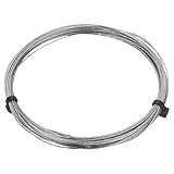 QUARKZMAN 304 Edelstahl Drahtseil Kit 20FT (6M) Länge 1/64" (0,5mm) Durchmesser 7x7 Strangkern Flugzeugseil Marinequalität Für Geländersystem Outdoor Aufhängungsset Garten