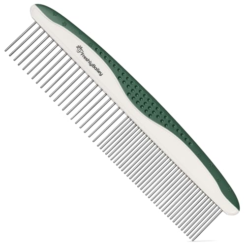 Freshly Bailey Metal Comb for Dogs - Greyhound Comb for