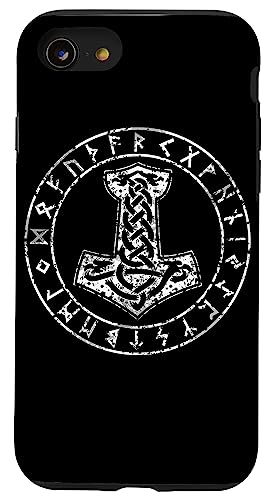 Iphone Se (2020) / 7 / 8 Mjolnir Thor Hammer Viking Norse Mythology Case #TOP15
