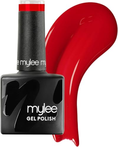 Mylee Vernis à Ongles Gel Semipermanent 8ml [French Cancan] - UV/LED Nail Art, Manucure et Pédicure Durable, Usage Professionnel et Domestique [Red Range] -...
