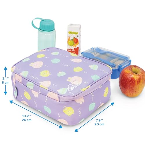 Jan & Jul Xplorer School Lunch Bag for Kids (Macarons, One Size) by Jan & Jul - Image 3