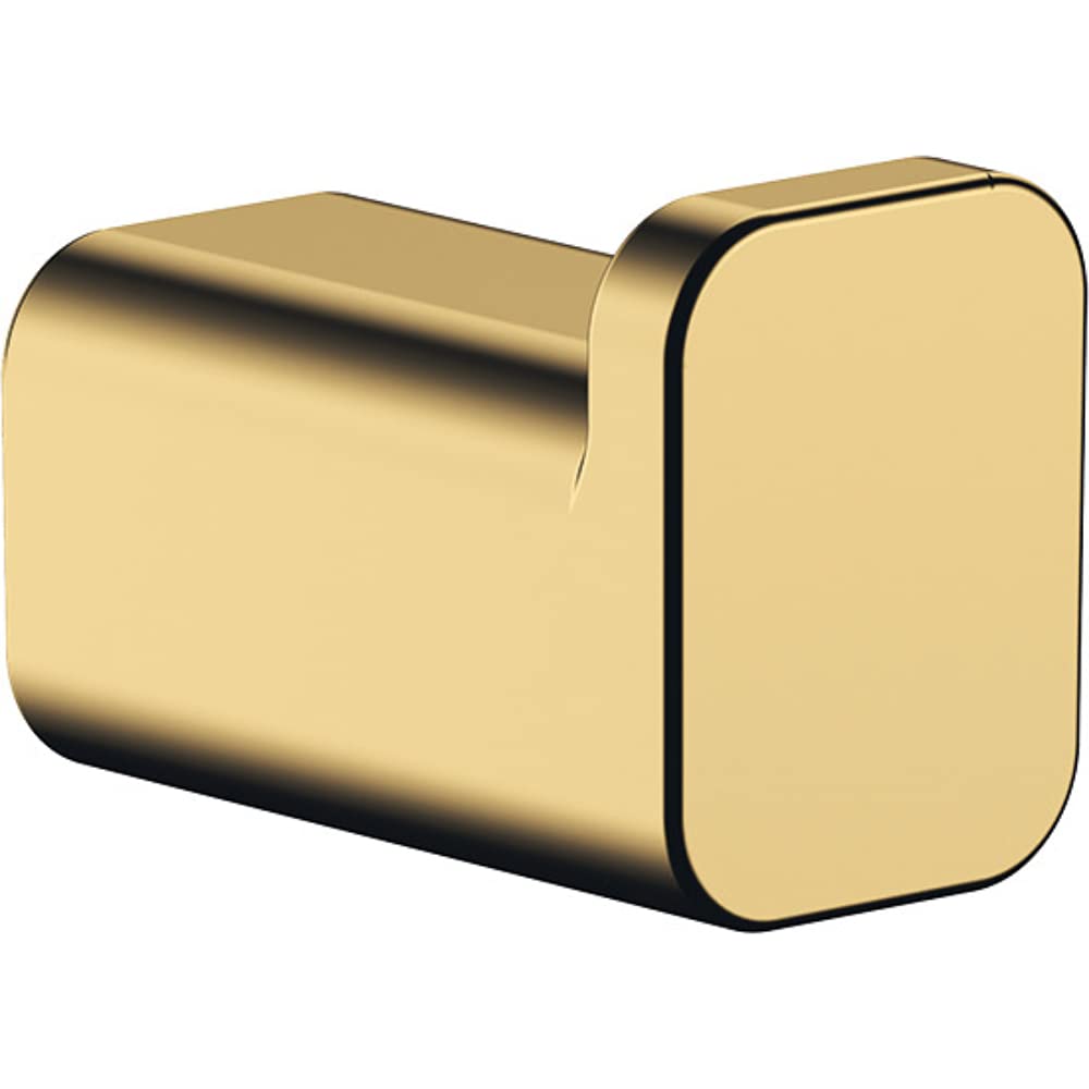 Hansgrohe Polished Gold Optic Addstoris Towel Hook, Polished Gold-Optic, 41742990