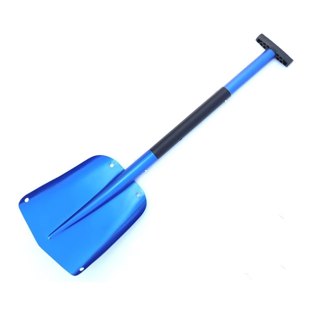 Rascador de hielo para coche Pala Nieve Para Exteriores Aleación Aluminio Pala Plegable Herramientas Supervivencia Pala Hielo Herramienta Para Quitar Nieve En Invierno Retráctil Rascadores de hielo pa