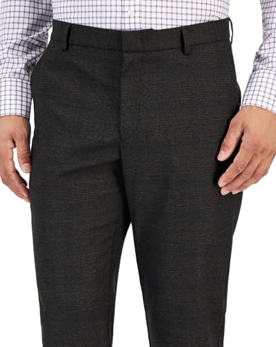 Tommy Hilfiger Mens Modern-Fit Stretch Performance Dress Pants Slacks, Black, 40W x 32L2