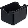 Carlisle FoodService Products Sugar Caddy for Kitchens, Plastic, 20 Packets, Black, Small