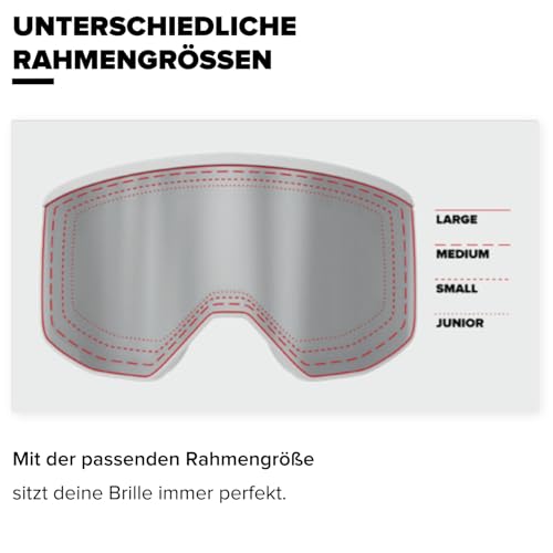 Atomic Revent JR S Flash Kinder-Skibrille für klare Sicht und Passform