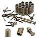 VALICLUD 12pcs Metal Cord Locks for Drawstrings Easy Use Stoppers for Hoodies Sportswear and Bags Bronzed Finish for All Your Clothing Needs