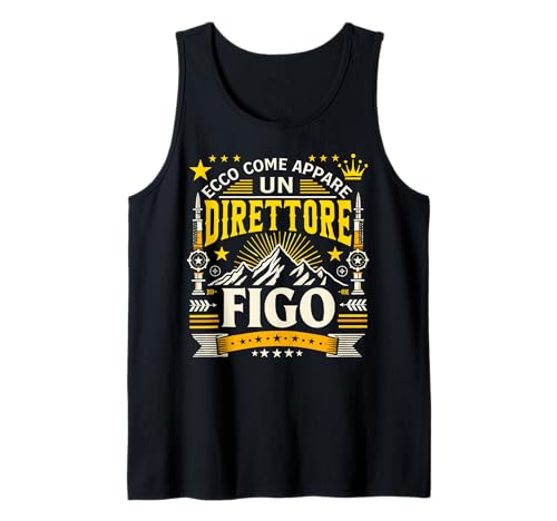 Sono Il Direttore Figo - Idee Regalo Per Un Direttore Uomo Tank Top