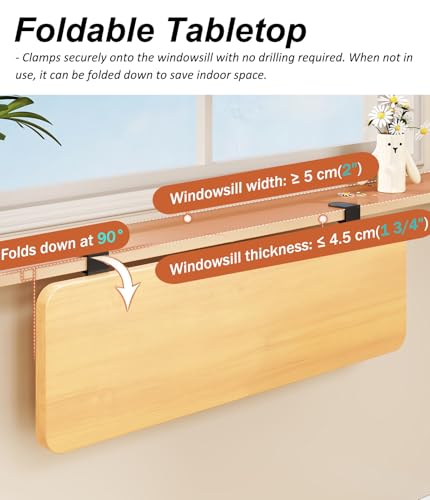 Estantes de plantas con abrazadera y tablero de extensión plegable 4