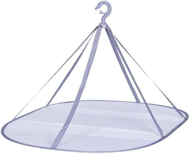 TOSSPER Home Dryer Drying Rack Folding Hanging Clothes Laundry Basket Dryer Sweater Cloth Net Dry Rack Mesh Hanger