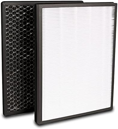 TROO® Air Purifier Filter Set (True HEPA Filter FY-1410 + Active Carbon Filter FY-1413) Compatible with Phillips Air Purifier Series 1000, Models: AC-1211, AC-1215, AC-1217