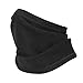 JEEZAO Cache-Cou Nez Polaire Hiver,Multifonctionnelle Tubulaire Écharpe Bonnet Tour de Cou Femme Homme (Noir)