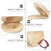 Milisten 2sets 4pcs Castanet Musical Instrument Unique Orff Percussion for Music Education Lightweight Design for Hand and Brain Coordination for Early Learning and Fun Activities 4pcs*2